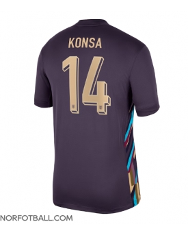 Billige Fotballdrakt England Ezri Konsa #14 Replika Bortedrakt EM 2024 Kortermet